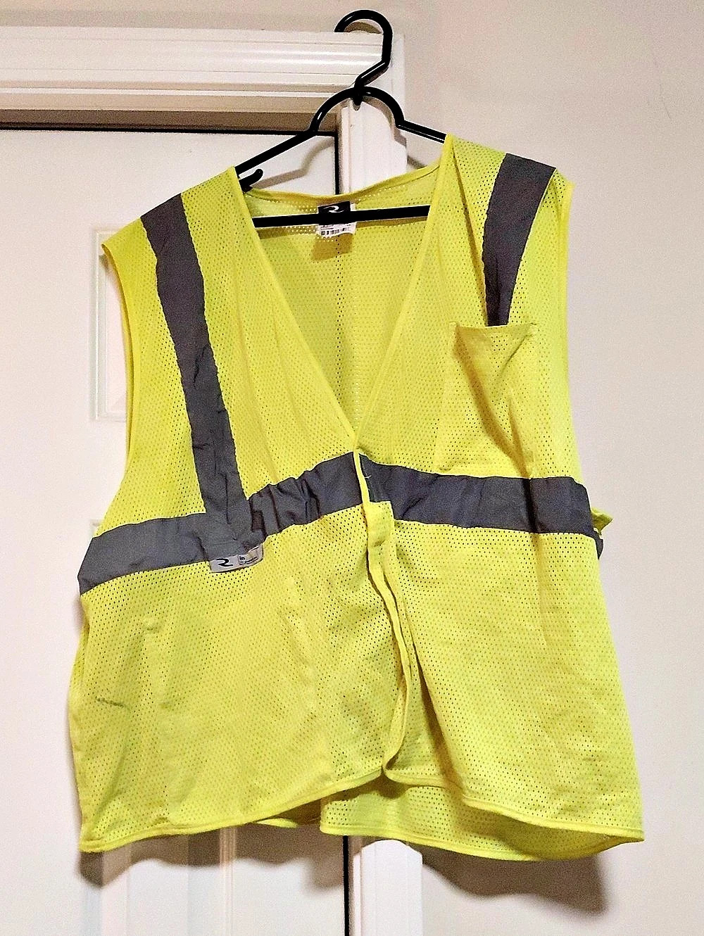 High Visibility Yellow & Gray Tank Top